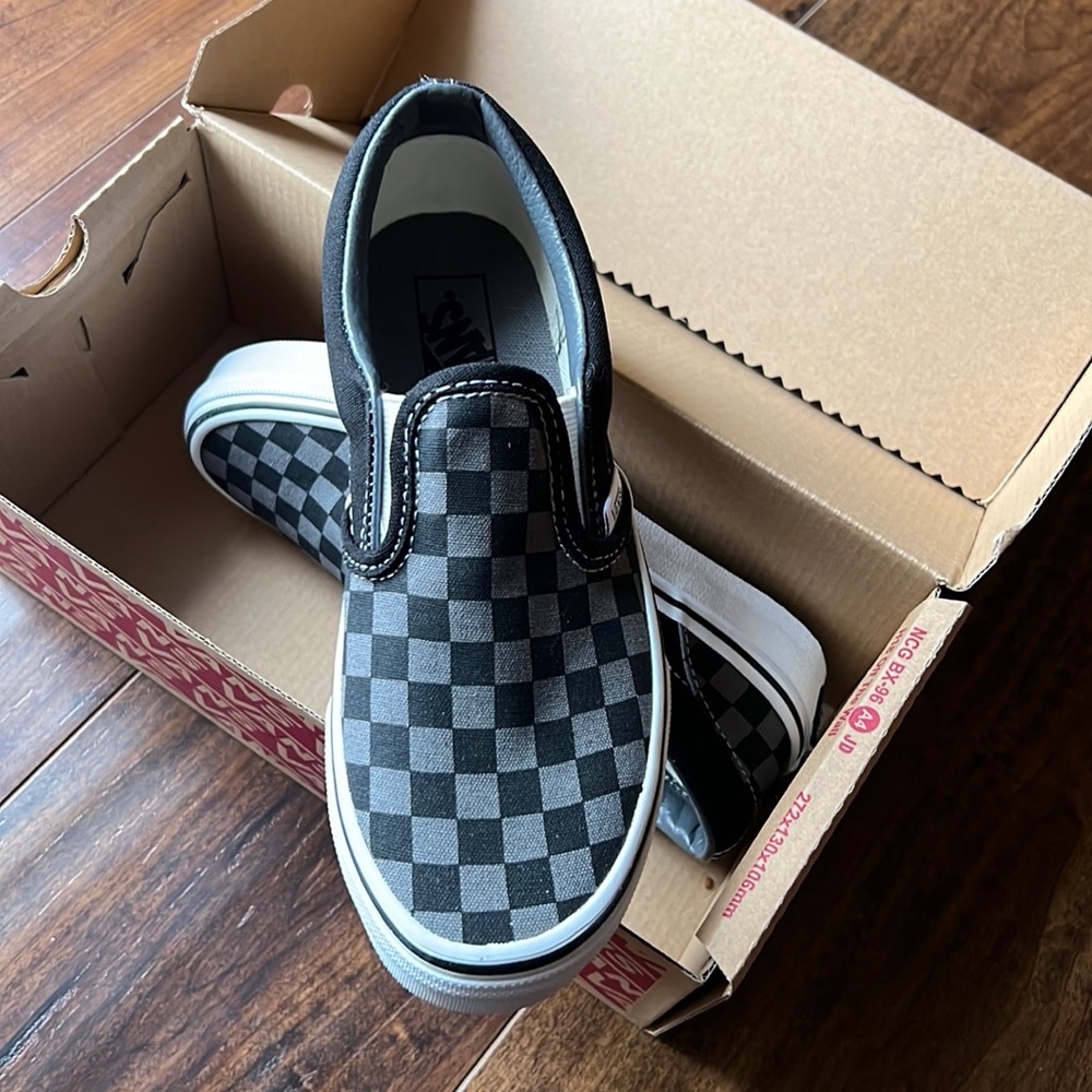 Kids Vans Classic Slip-O Checkerboard